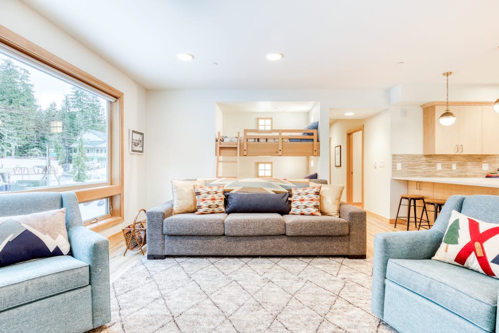 Bright & modern dog-friendly getaway w/ private balcony, gas grill, & free WiFi