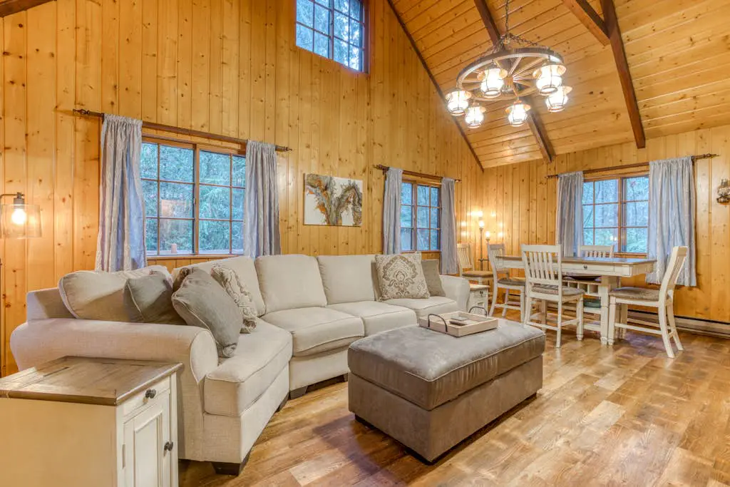 Charming, riverfront cabin with fireplace - dog-friendly