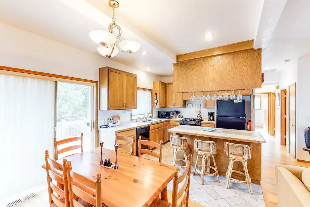 Dog-friendly home by the beach w/ partial ocean views, free WiFi, & a fireplace