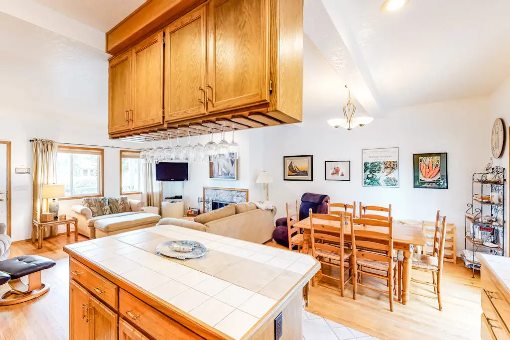 Dog-friendly home by the beach w/ partial ocean views, free WiFi, & a fireplace