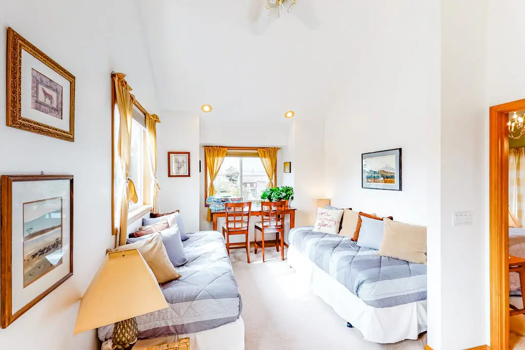 Dog-friendly home by the beach w/ partial ocean views, free WiFi, & a fireplace