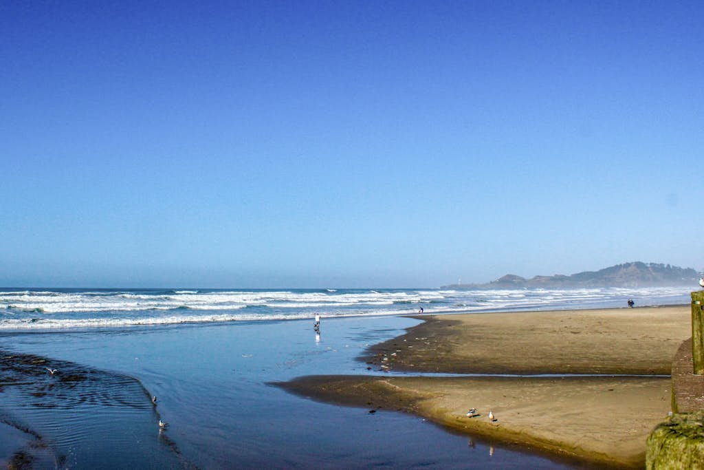 Dog-friendly home near the ocean with gas fireplace & partial water views