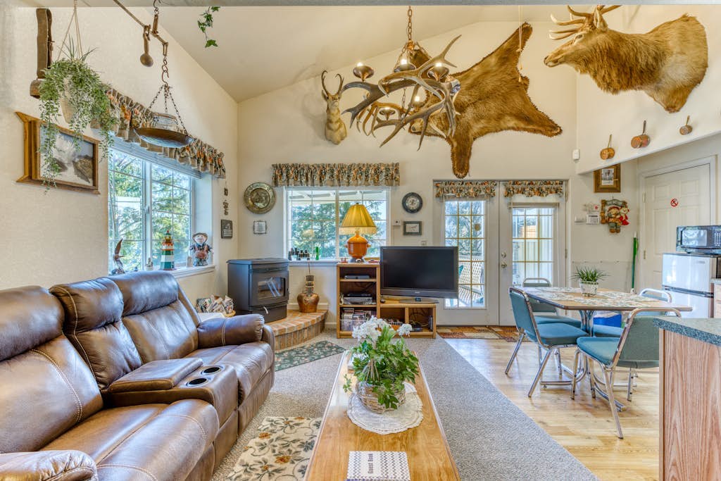 Riverfront Home with Beautiful Water Views, Patio & Fireplace
