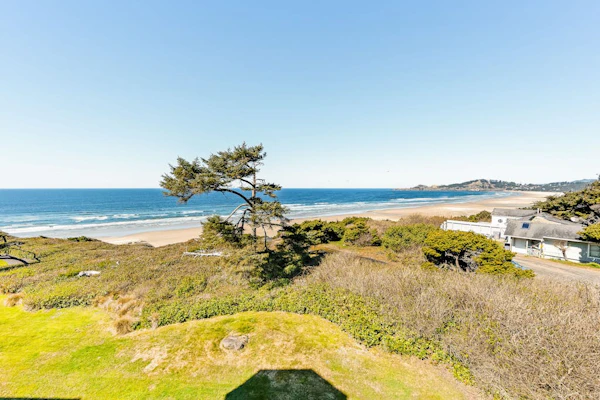 Oceanfront top floor condo with stunning views gas fireplace and grill