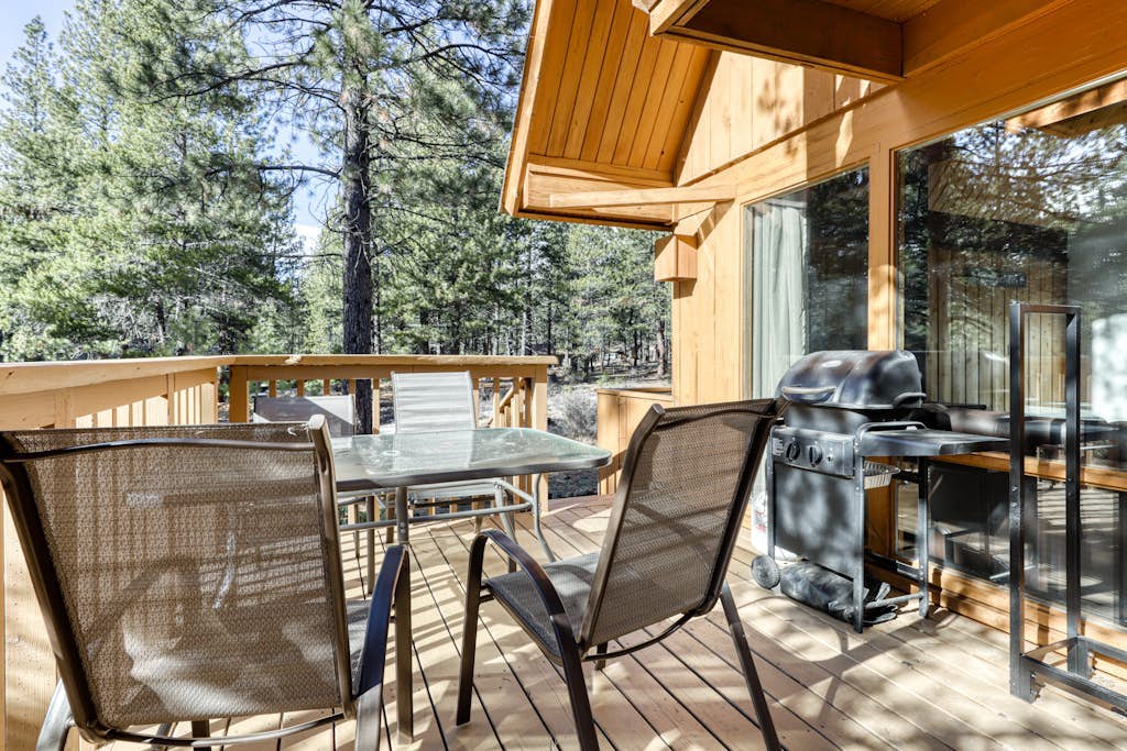 Cozy cabin with three decks, EV charger, & SHARC Passes - dog-friendly