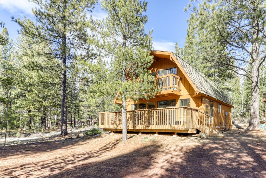Cozy cabin with three decks, EV charger, & SHARC Passes - dog-friendly