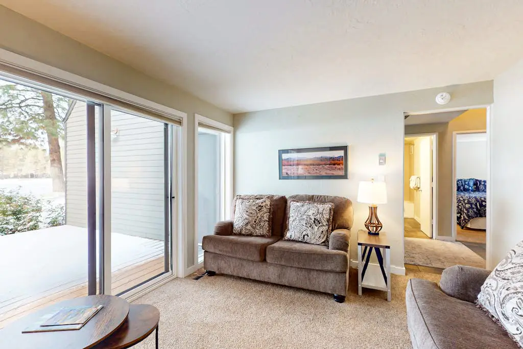 Dog-friendly Sunriver Condo with Great Location & View, SHARC Passes