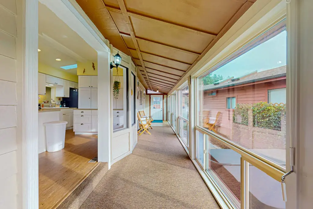 Oceanfront home with private hot tub, walls of glass & spectacular view