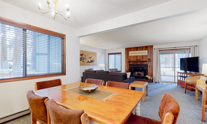 Delightful escape near downtown with shared pool & hot tub, rec room, & large deck