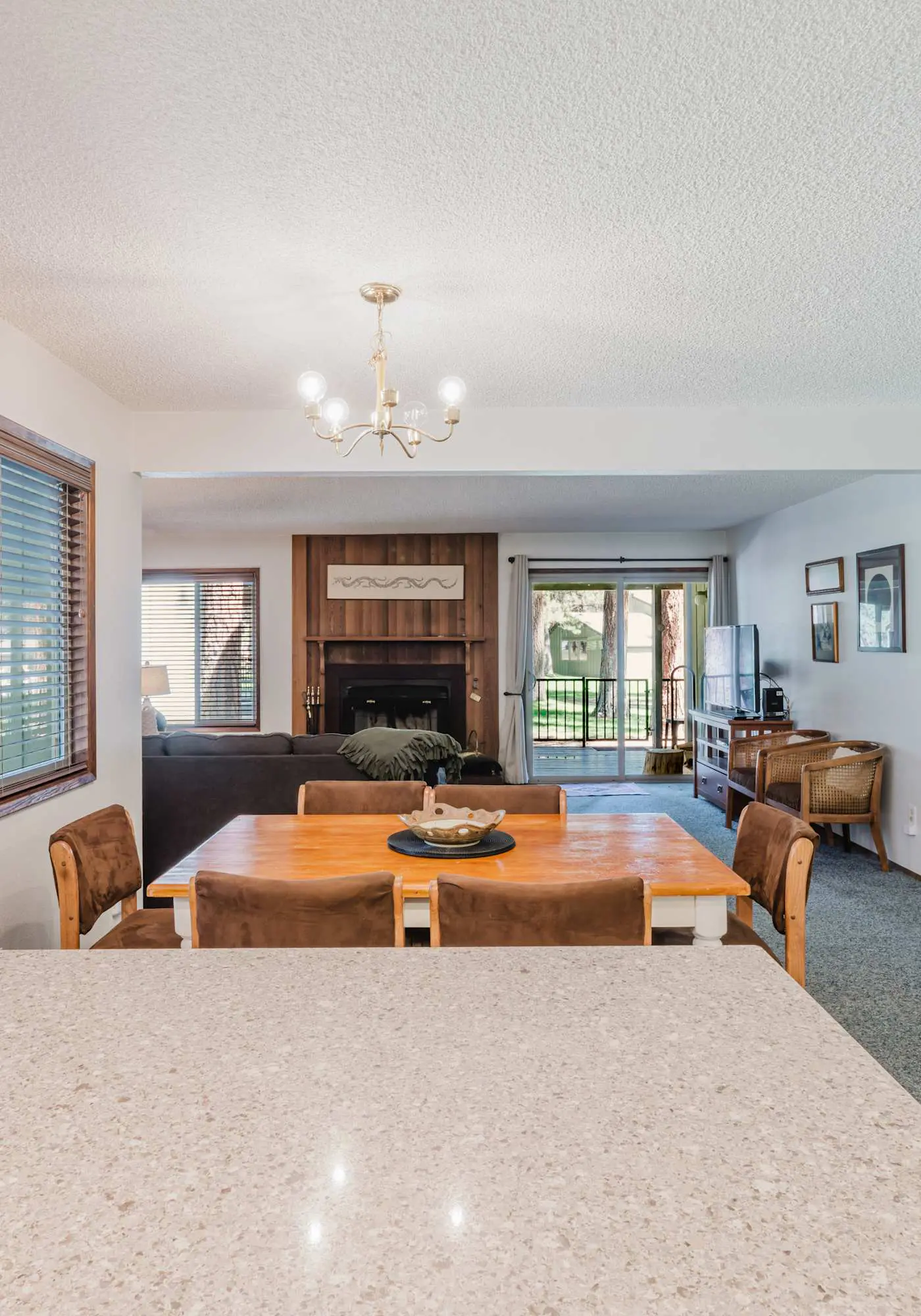 Delightful escape near downtown with shared pool & hot tub, rec room, & large deck