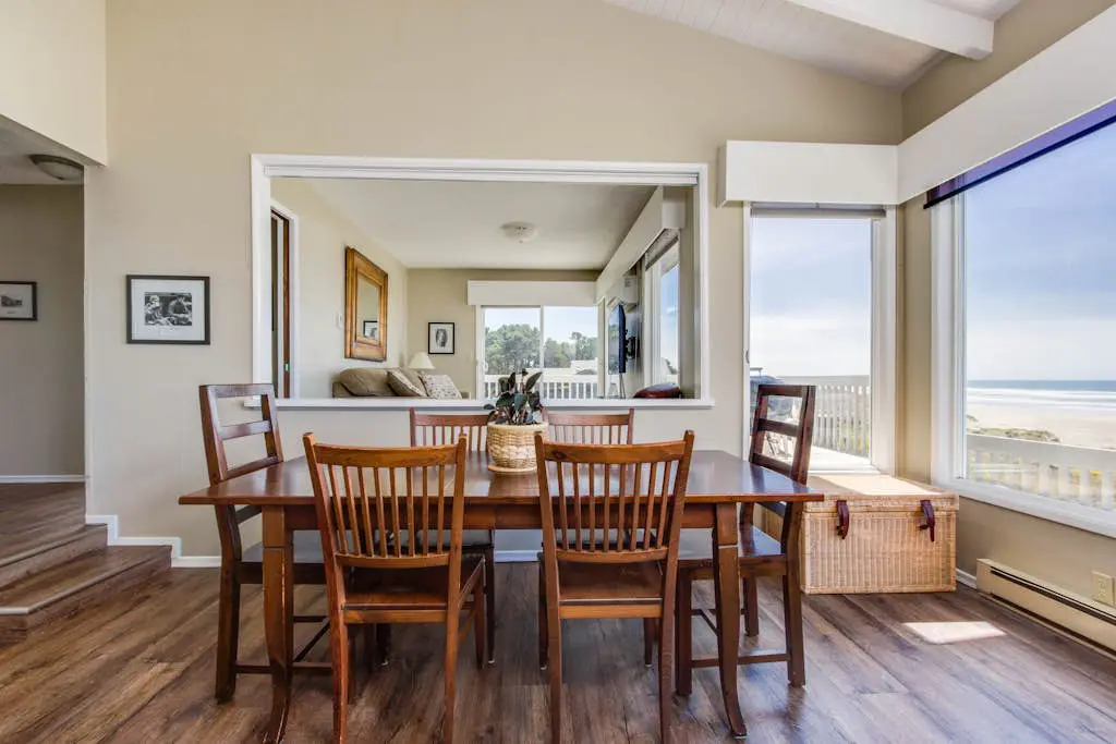 Dog-friendly oceanfront home with beach access, deck-minutes from town-EV Charger