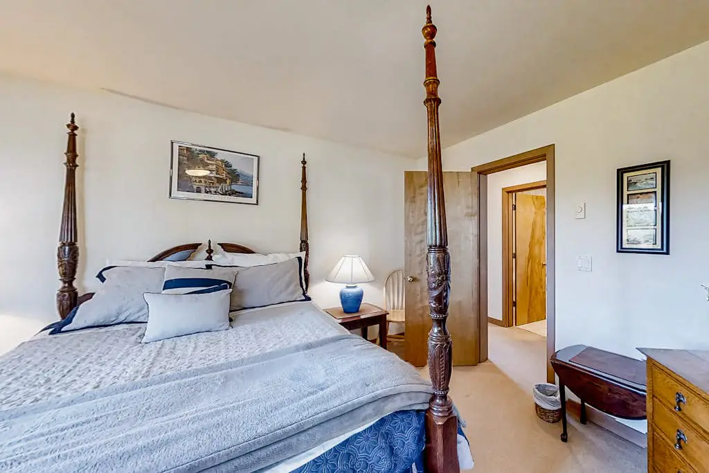 Spacious oceanfront home with free WiFi, and wrap-around deck