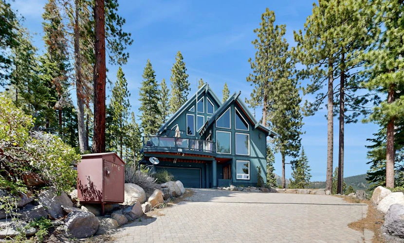 with private, scenic deck, heated driveway