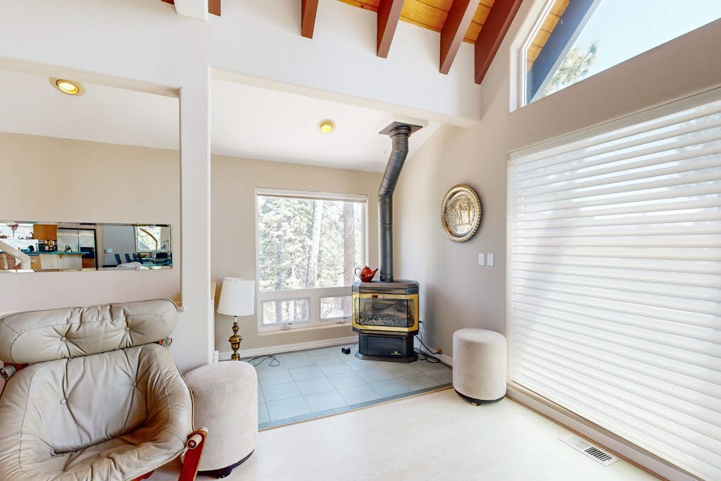 with private, scenic deck, heated driveway