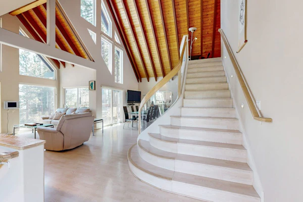 with private, scenic deck, heated driveway