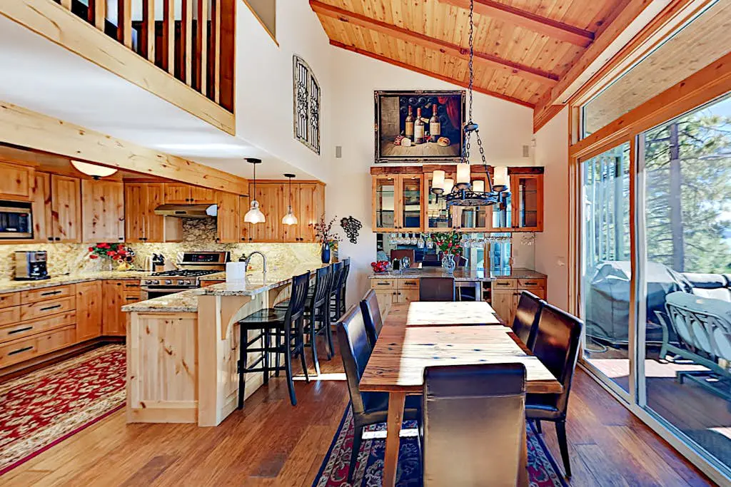 Custom, luxe condo with panoramic lake & mountain views & fireplaces