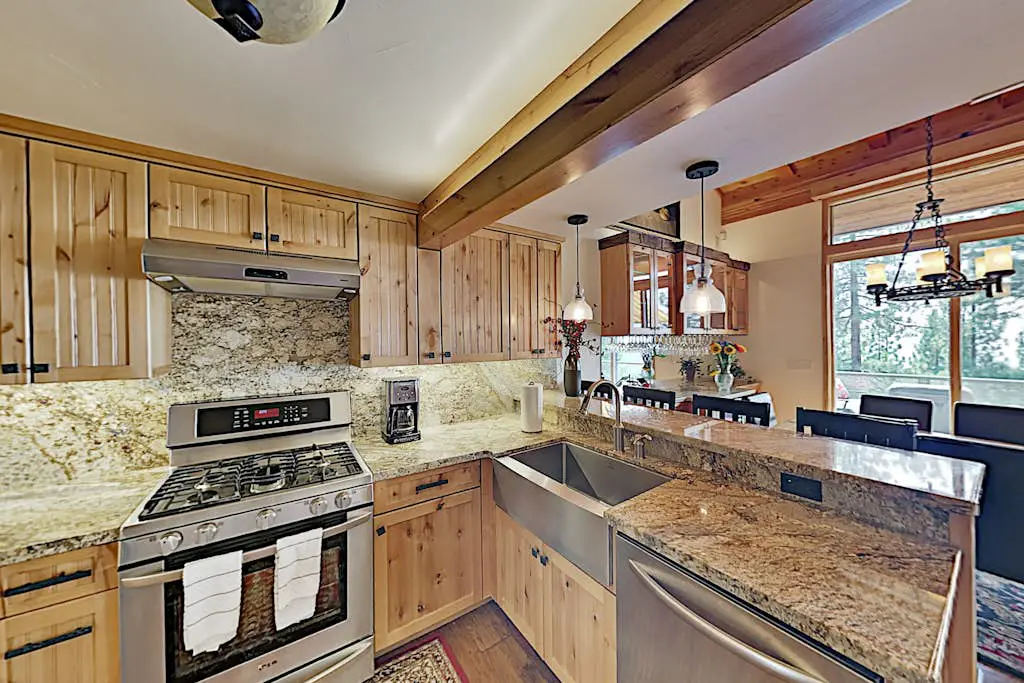 Custom, luxe condo with panoramic lake & mountain views & fireplaces