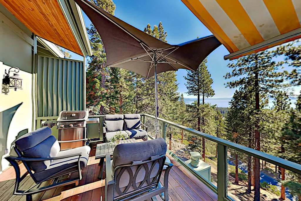 Custom, luxe condo with panoramic lake & mountain views & fireplaces