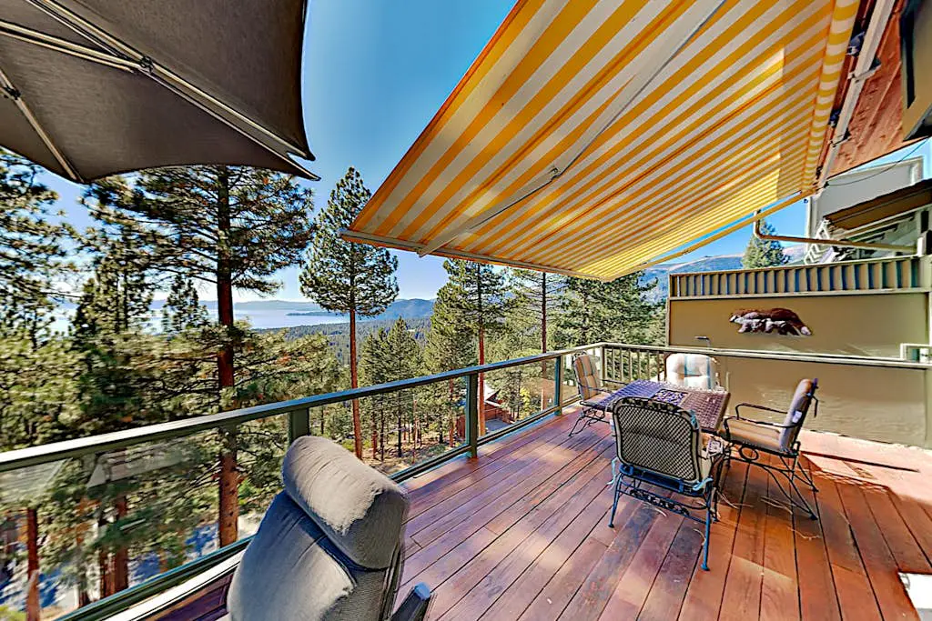 Custom, luxe condo with panoramic lake & mountain views & fireplaces