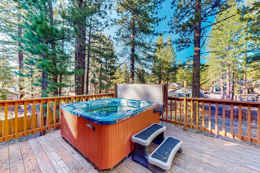 Dog-friendly home near lake with hot tub, pool table, fireplace, & W&D