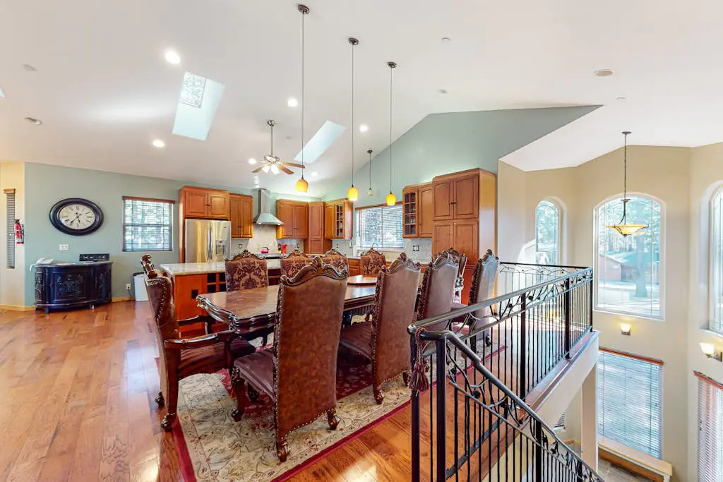 Dog-friendly home near lake with hot tub, pool table, fireplace, & W&D