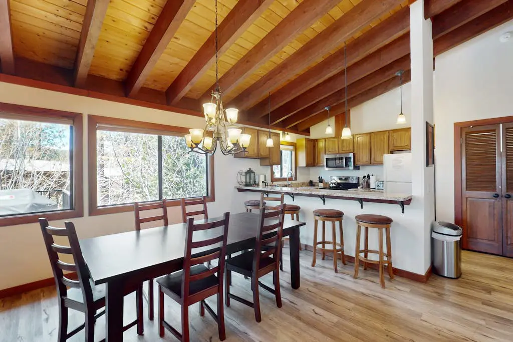 Lovely tree-view condo with deck, grill, & fireplace - near Tahoe City & lake