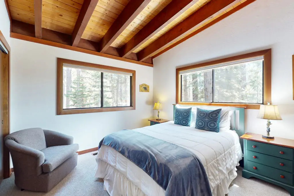 Lovely tree-view condo with deck, grill, & fireplace - near Tahoe City & lake