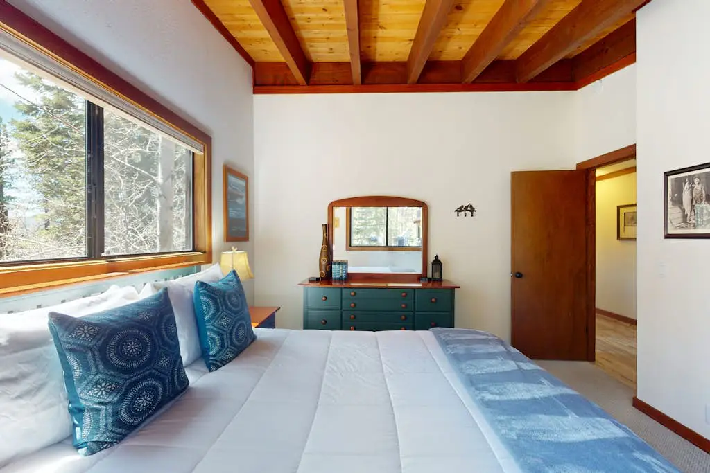 Lovely tree-view condo with deck, grill, & fireplace - near Tahoe City & lake