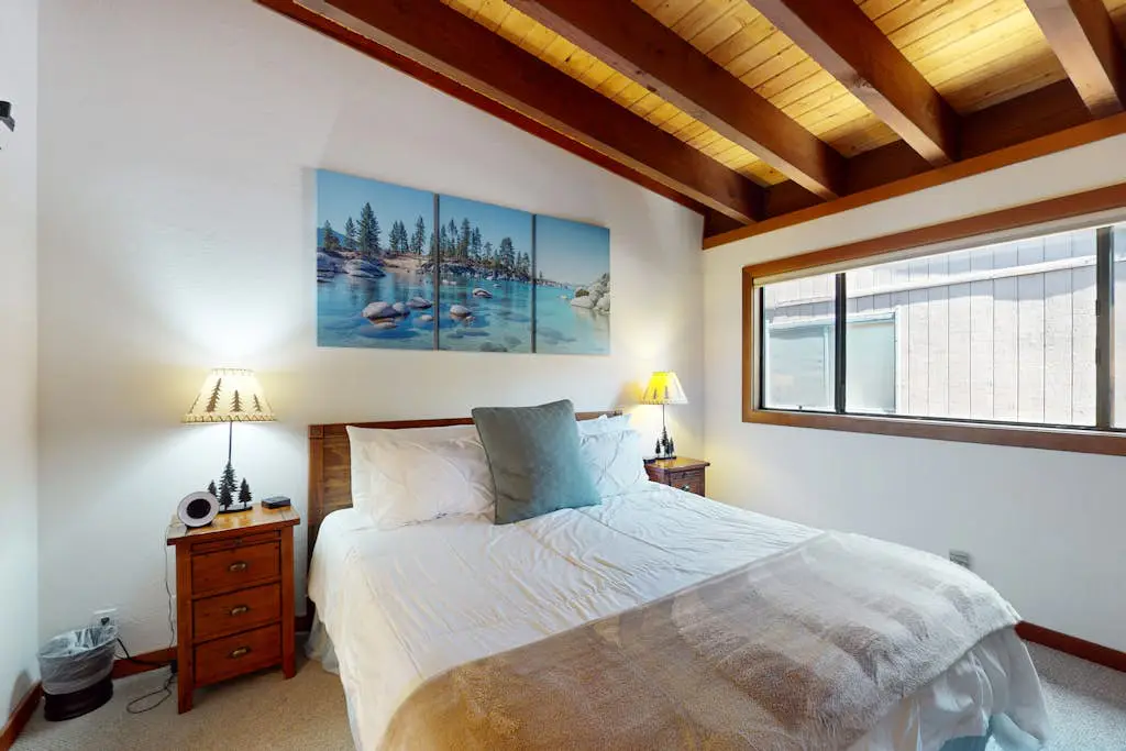 Lovely tree-view condo with deck, grill, & fireplace - near Tahoe City & lake
