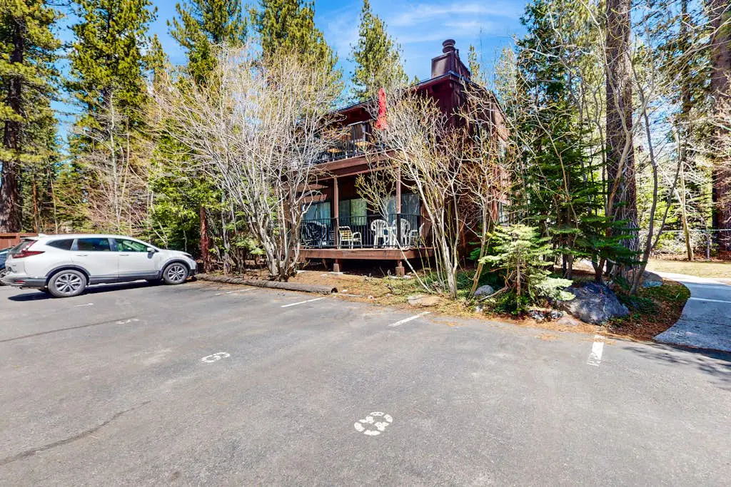 Lovely tree-view condo with deck, grill, & fireplace - near Tahoe City & lake