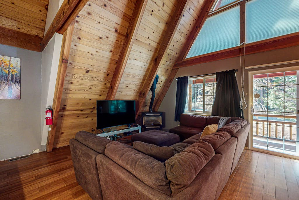 Tranquil Family-Friendly A-Frame Cabin with Big Backyard, Deck, & Gas Grill