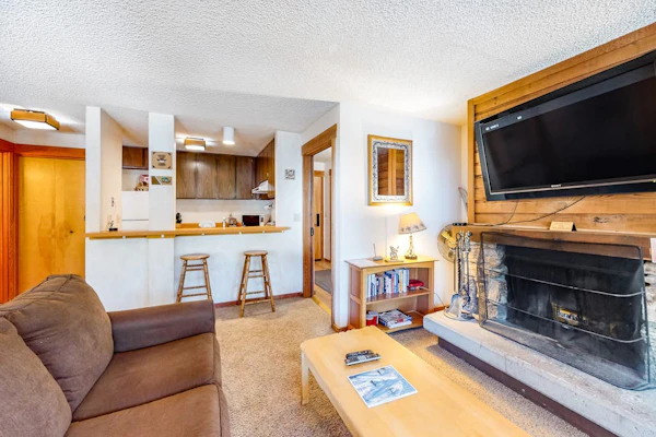 Second-Level Condo w/Free WiFi, Wood Fireplace, Shared Outdoor Pool, & Views