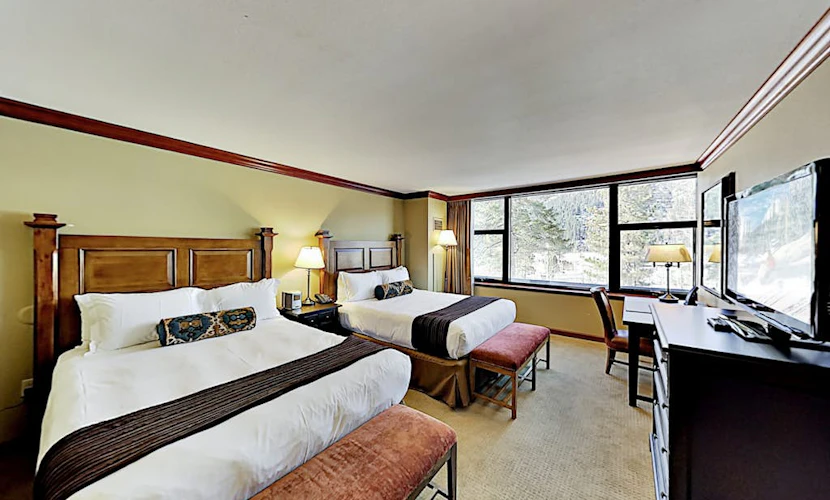 Everline Resort ski-in/ski-out suite with heated pools, hot tub, golf, & tennis