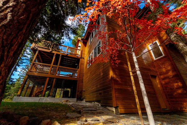 Peaceful Forest Retreat with Hot Tub, EV Charger, Game Room & Near Kings Beach