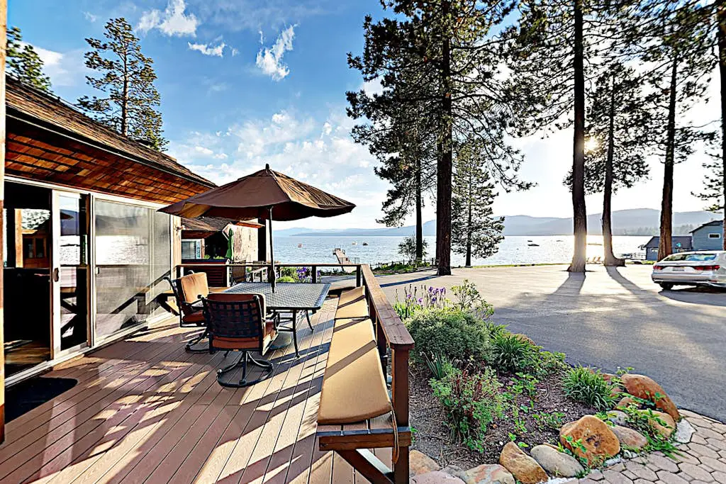 Expansive Lake Tahoe Oasis w/ Pier & Fireplace - Walk to Kings Beach