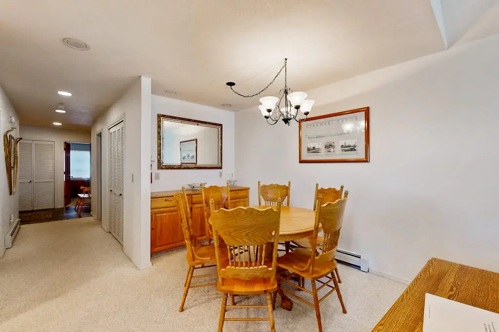 Updated townhouse with deck & fireplace - walk to lake, shopping, and dining
