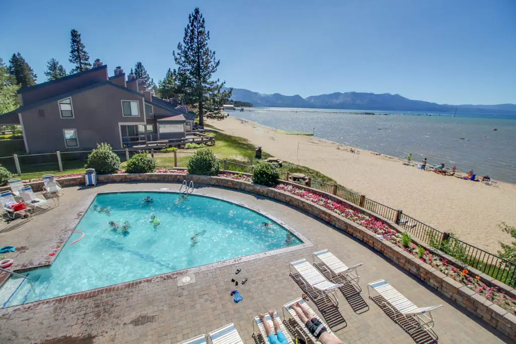 Lakefront resort condo 1 mile from Heavenly Ski Resort with free shuttle