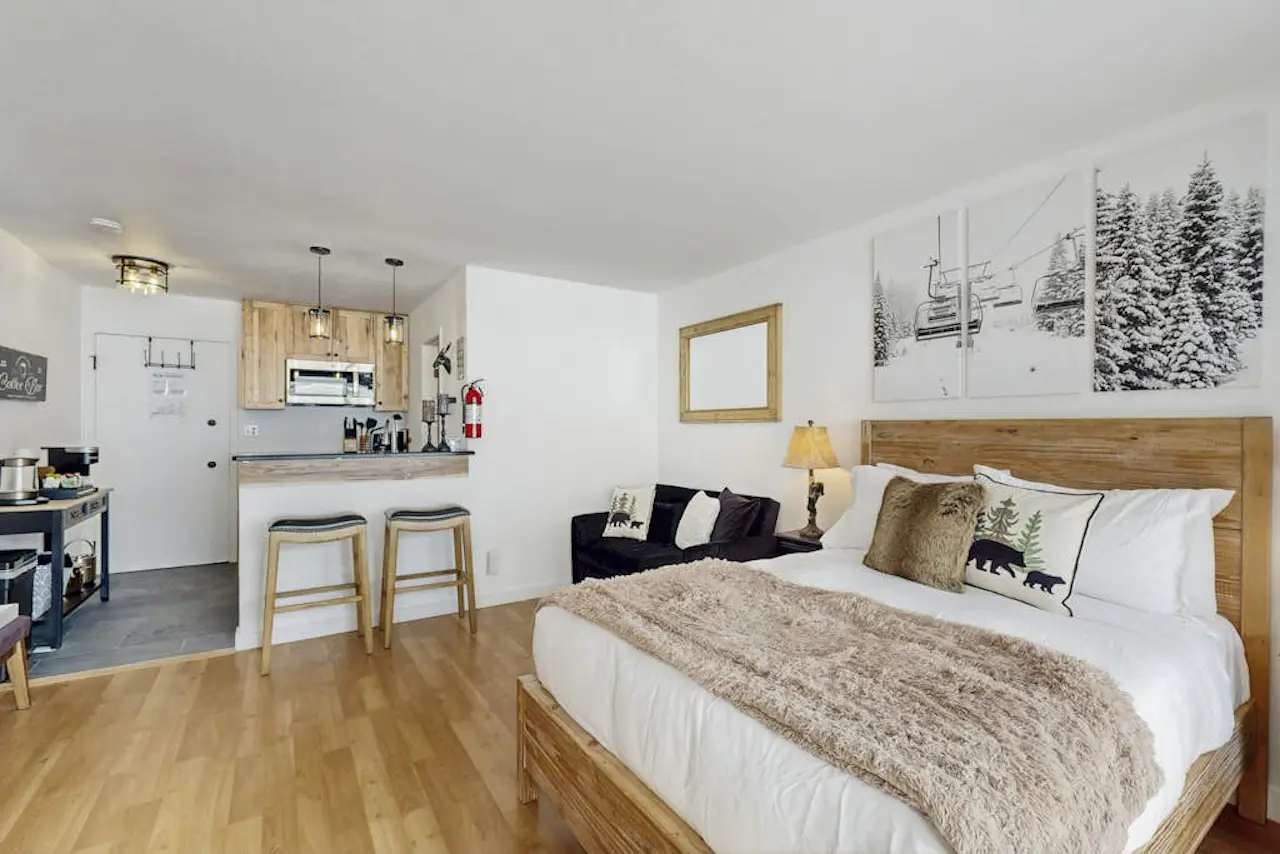 Cozy studio condo with kitchenette, deck, WiFi, & nearby activities | 0 ...
