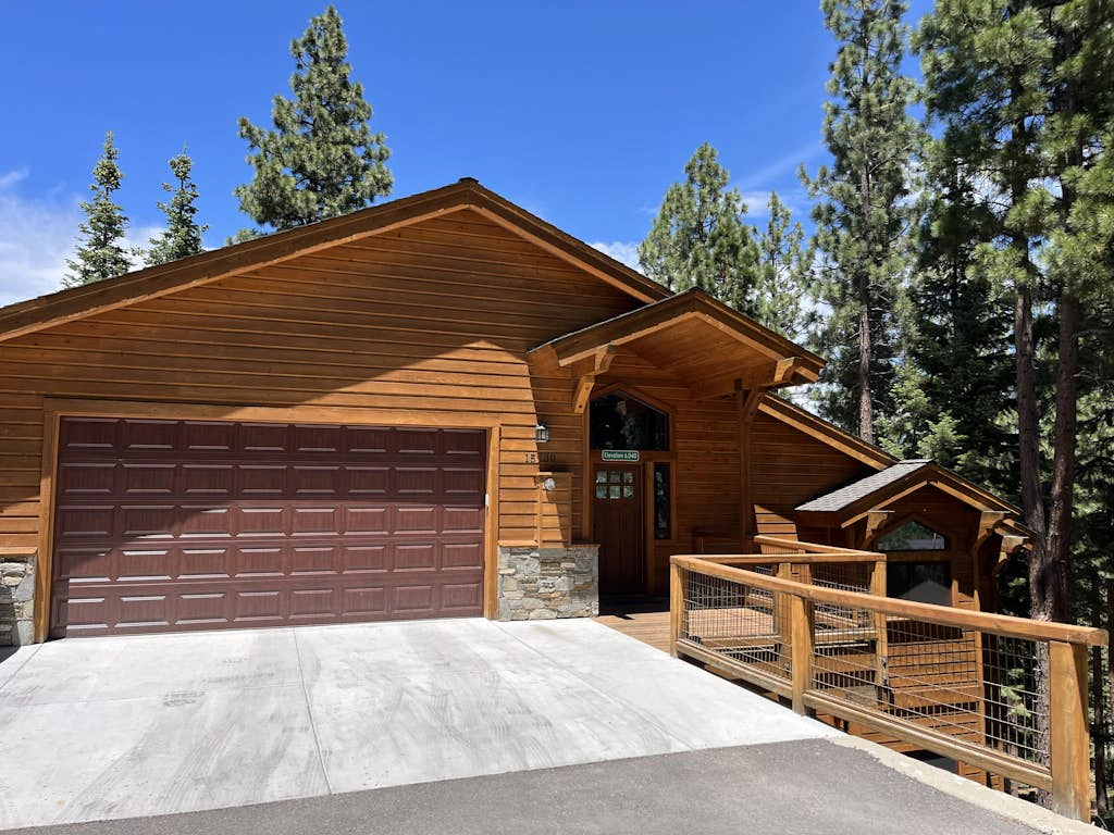 Six-story home among the pines with multiple fireplaces, decks & pool table