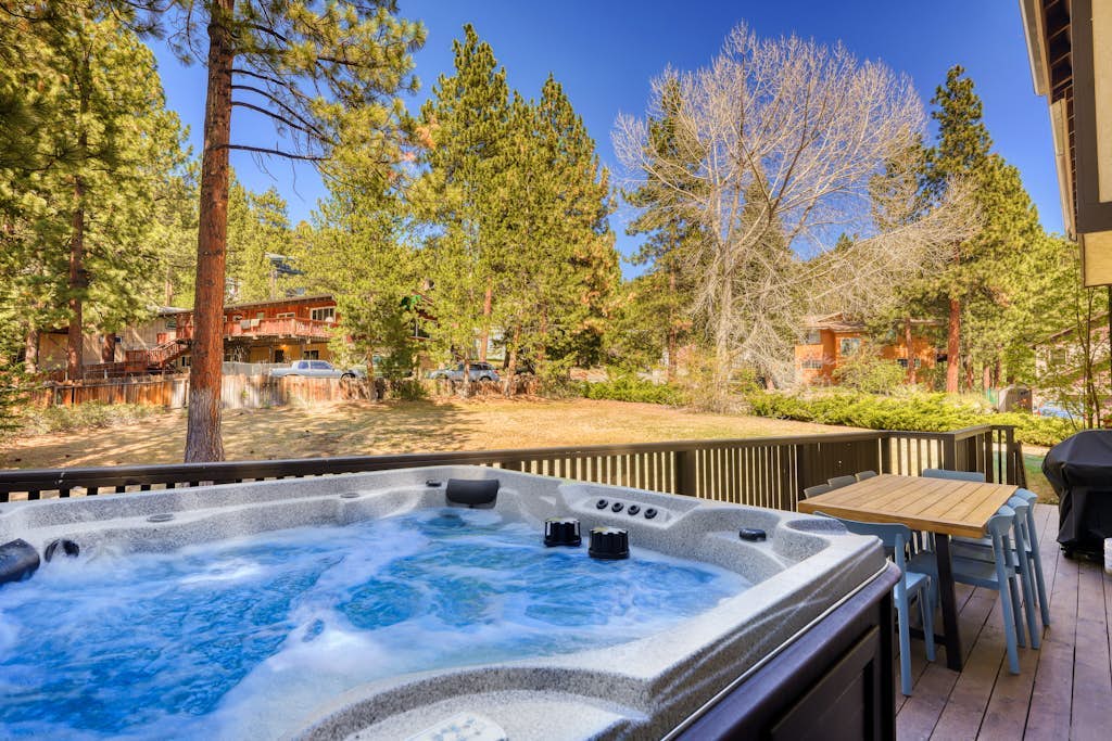Dog-friendly home with pool table, fireplaces, & private hot tub, sleeps 10