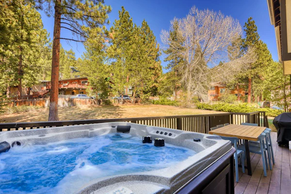 Dog-friendly home with pool table, fireplaces, & private hot tub, sleeps 10