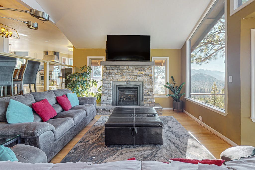 Luxury home with game room, sauna, and stunning lake views