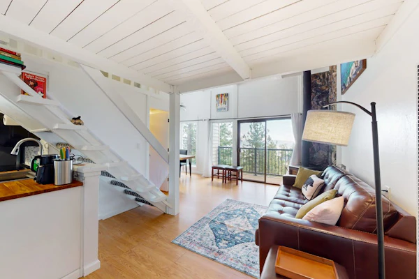 Tahoe Village condo in Stateline with mountain views, sleeps 4