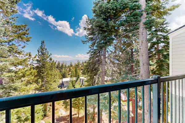 Tahoe Village condo in Stateline with mountain views, sleeps 4