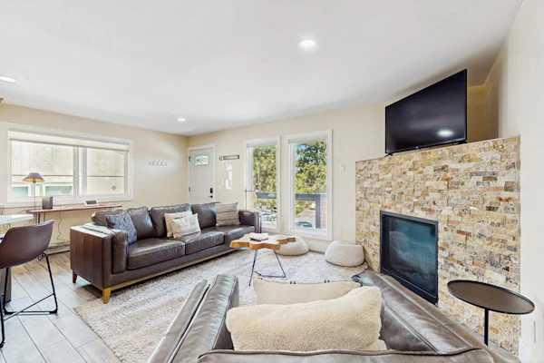 Dog-friendly mountain condo with washer/dryer, sleeps 2