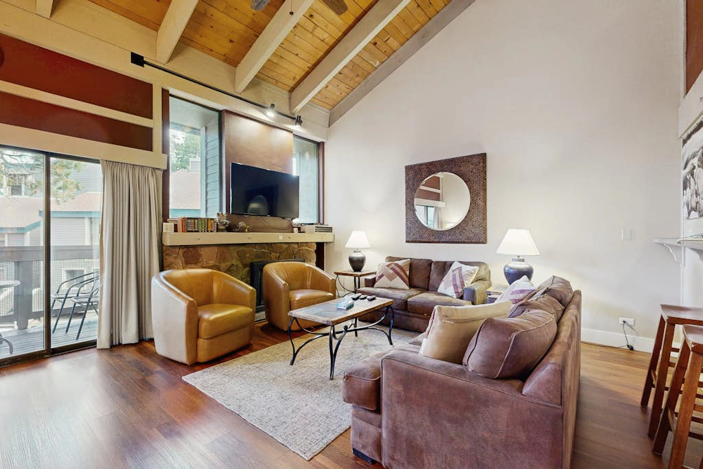 Outdoor adventure awaits at this resort retreat with a beach & a lakefront pool