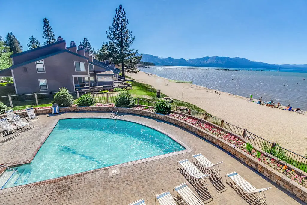 Two bedroom Townhome w  loft, private beach, pools, hot tub, sauna, resort fun!