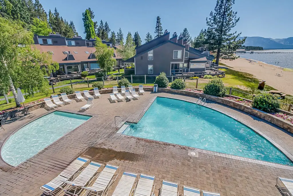 Two bedroom Townhome w  loft, private beach, pools, hot tub, sauna, resort fun!