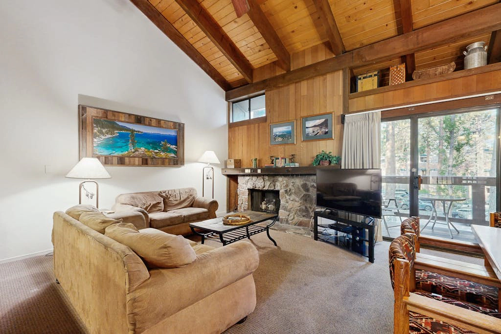 Cozy up with a book or swim in the lakefront pool just minutes from Heavenly