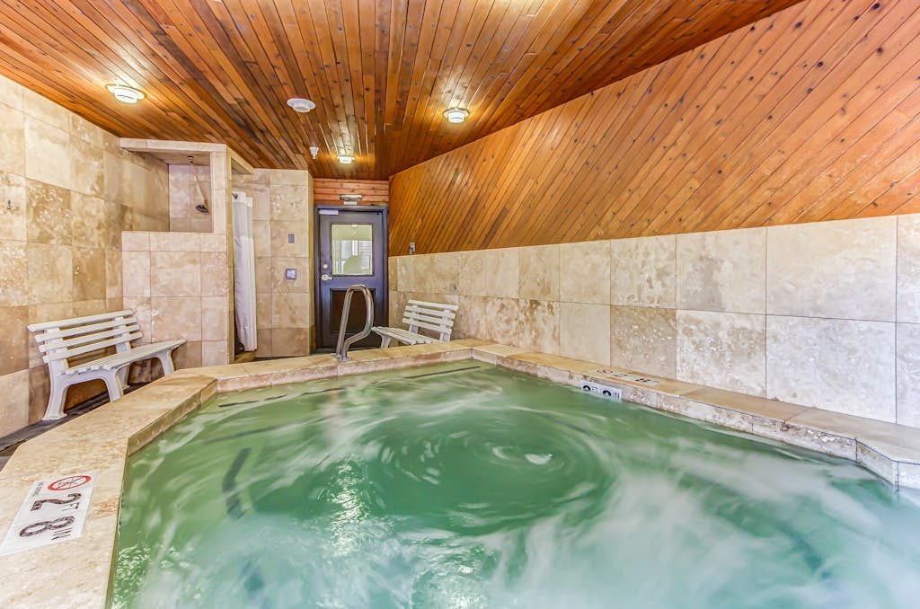 Studio condo with pool & hot tub - disability access, near the slopes